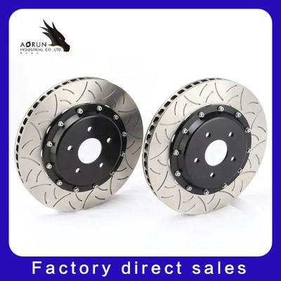 คุณภาพ  Good Quality Drilled And Slotted Brake Disc Carbon Ceramic Brake Disk For Passat Front Wheel โรงงาน