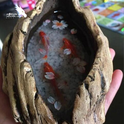 AB กาวอีพ็อกซี่เรซิ่นกาวแห้งเร็วบ่มโดยไม่ต้องระลอกพื้นผิวมันวาว