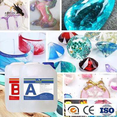 High Gloss Arts อีพ็อกซี่ SR77 กาวเรซิ่นคริสตัลใสแฮนด์เมดสำหรับกาวเครื่องประดับหัตถกรรม