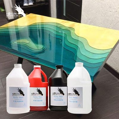 กาว Aorun AZX-882 ขายส่ง อีพอกซีเรซิน ของเหลว อีพอกซีเรซิน Countertops