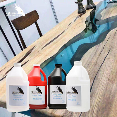 UV Proof Countertop อีพอกซีเรซินหล่อแข็งเครื่องประดับทำแม่น้ำ Table