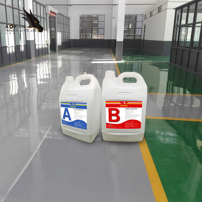 3:1 AB ของเหลว Glass Casting Resin 3D สติกเกอร์พื้นใสไม่มีสี