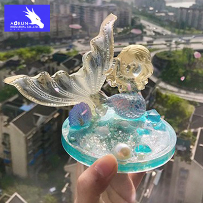 Super Clear Liquid Epoxy Art เรซิ่น Hardener สำหรับ Art Glass