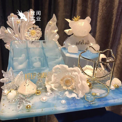 UV Art Epoxy Transparent Resin สำหรับซิลิโคนที่กำหนดเอง