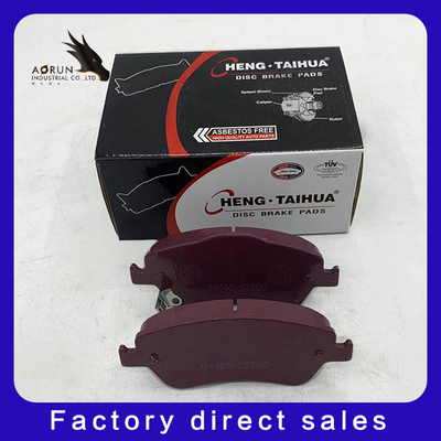 ผู้ผลิตผลิตวัสดุต่างๆ ของผ้าเบรคกึ่งโลหะ 04465-02260