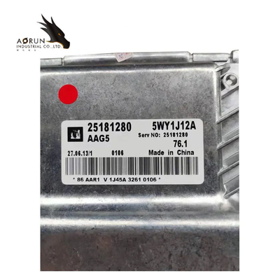 อุปกรณ์เสริมในรถยนต์บอร์ดคอมพิวเตอร์เครื่องยนต์ Ecu 25181280 5wy1j12a สำหรับ Chevrolet Cruze