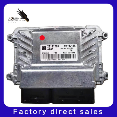 อุปกรณ์เสริมในรถยนต์บอร์ดคอมพิวเตอร์เครื่องยนต์ Ecu 25181280 5wy1j12a สำหรับ Chevrolet Cruze