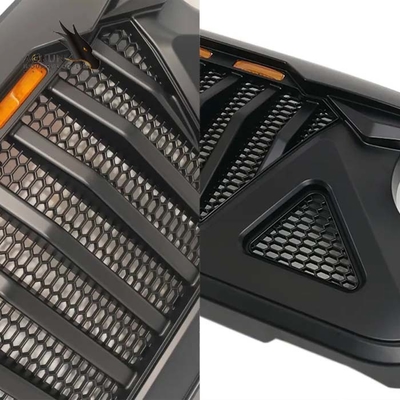 อุปกรณ์เสริมในรถยนต์ กระจังหน้า Fit สำหรับ Jeep Wrangler JL 2018 2019 2020 2021 อุปกรณ์เสริม