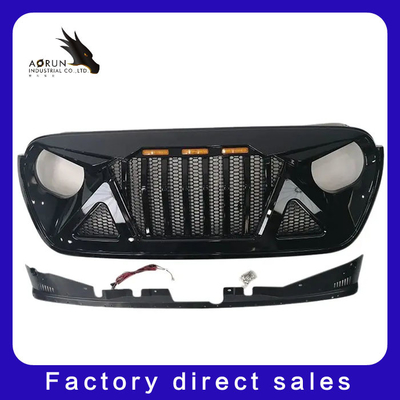 อุปกรณ์เสริมในรถยนต์ กระจังหน้า Fit สำหรับ Jeep Wrangler JL 2018 2019 2020 2021 อุปกรณ์เสริม