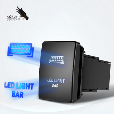ยี่ห้อ Aorun 12V สัญลักษณ์ต่างๆแถบไฟ LED สวิตช์ปุ่มกด Toyota Switch สวิตช์ควบคุมกลางรถ