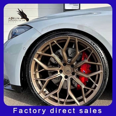 Wheelux ล้อปลอมแปลงขอบ 19 &quot;20&quot; 21 &quot;22&quot; นิ้วสำหรับ BMW M3 M4 Z4 328 M8 M5 330 X5 X6 ขอบ