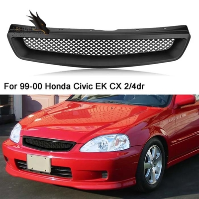 รถย่างด้านหน้าเหมาะสำหรับ 96 97 98 99 00 01 02 03 Civ Ic EK EJ ES CX JDM Type-R ชุดกันชนสไตล์พลาสติก ABS