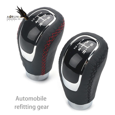 รถ SHIFT KNOB Custom 5 Speed ​​Change Stick สีดำ Shifter LEVER AUTO Universal เกียร์ SHIFT KNOB