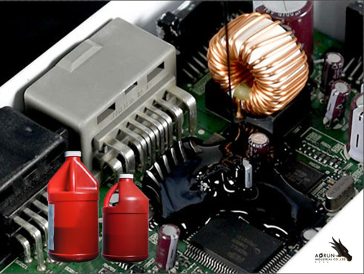 PCB Black Potting Glue กาวผสมซิลิโคน Potting Mix สองส่วนประกอบ